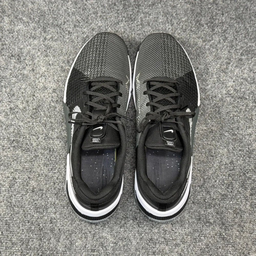Nike Metcon 8 Training Shoes Men's 12 Black White Athletic Running Run Crossfit